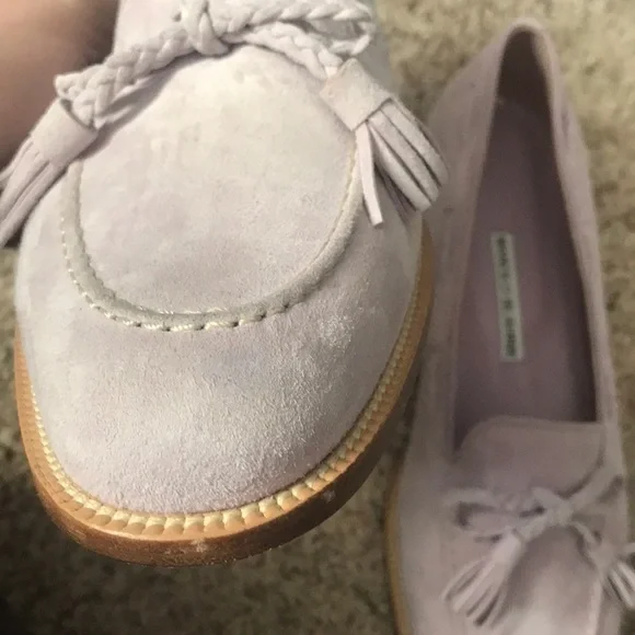 Manolo Blahnik Erica Lilac Suede Loafer 10.5 - Picture 8 of 8